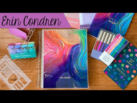 2024 Erin Condren Teacher Planner Walkthrough