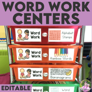 Word Work Activities - 14 Word Work Centers