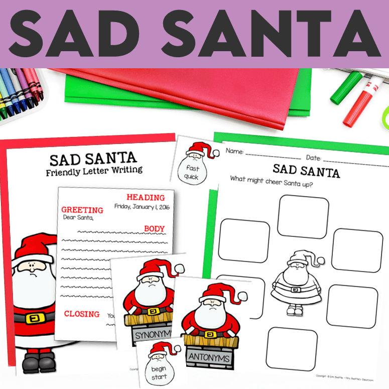 Sad Santa Activities