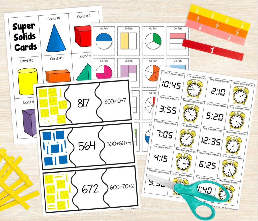 Guided Math Centers Prep