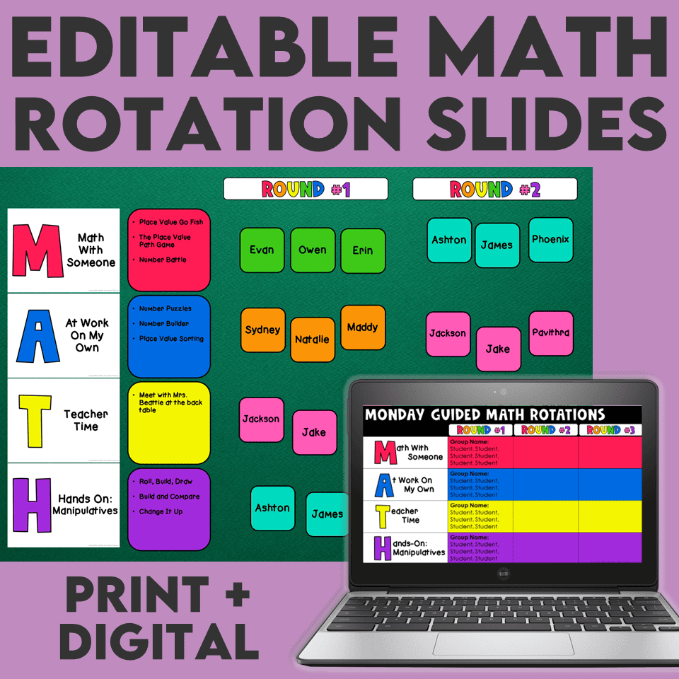 Editable Math Rotation Slides