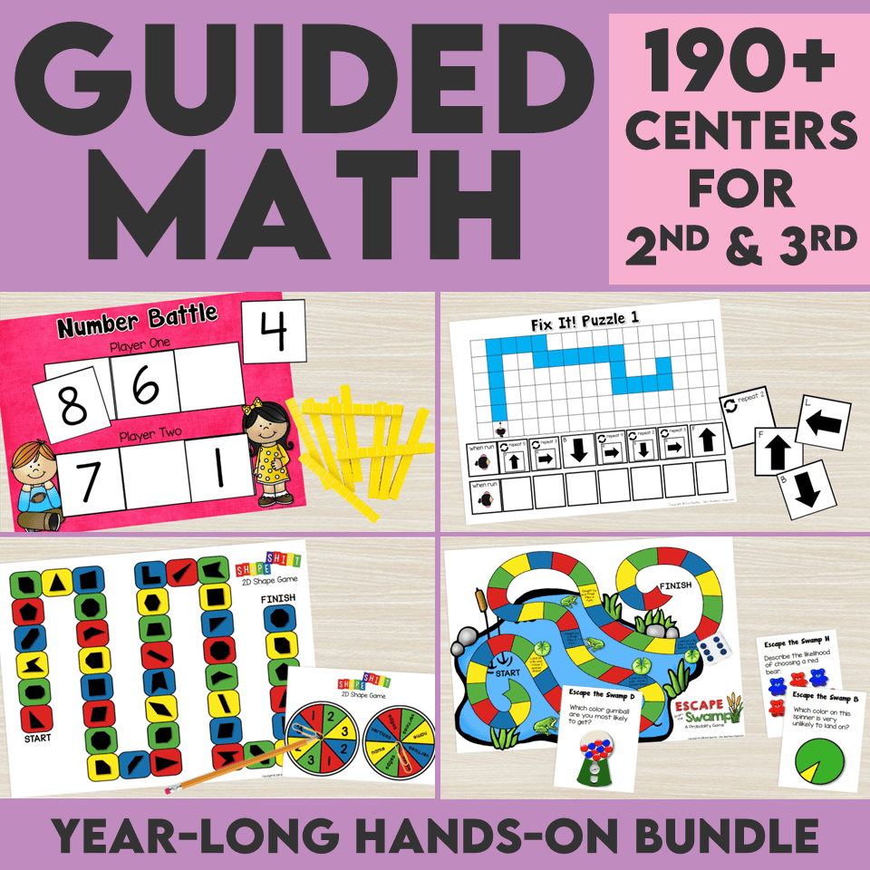 Math Centers for 2nd and 3rd
