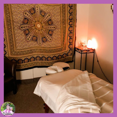 Photo of massage therapy room.