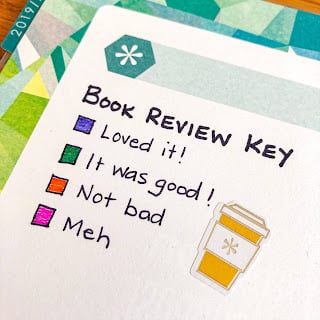 Photo of Erin Condren Life Planner book review key