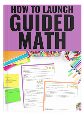 Cover photo of FREE Guided Math Quick-Start Guide