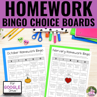 Homework Bingo Resource cover