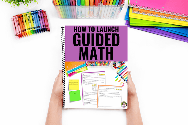 Photo of Free Guided Math Quick-Start Guide and free centers.