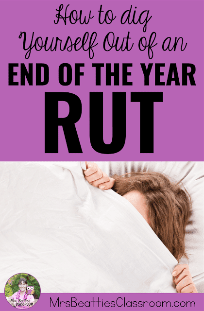 Photo of woman hiding in bed with text, "How to Dig Yourself Out of an End-of-the-Year Rut."