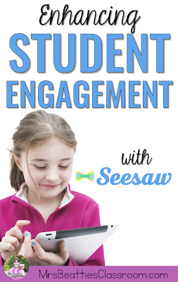 The free Seesaw app is an easy solution for student portfolios and sharing classroom work with parents! If you are a classroom teacher, you will want to read this post, full of ideas for how your students can use this great digital resource on an iPad or other device!