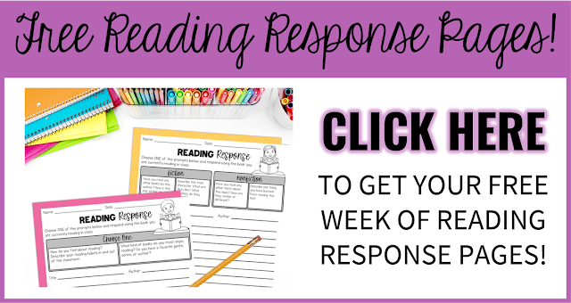 Free Reading Response pages