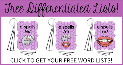 Free Differentiated Word List Offer