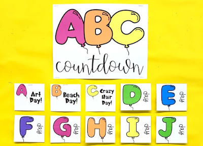 Photo of part of the ABC Countdown showing both sides of the display.