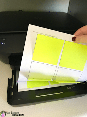 Printing on sticky notes is simple when you follow these easy steps! Post-Its will become a fixture in your classroom when you discover how this is done. Take a look at one practical example for using sticky notes in your classroom in this blog post!