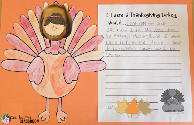 What would it BE like to be the Thanksgiving turkey? Let your students