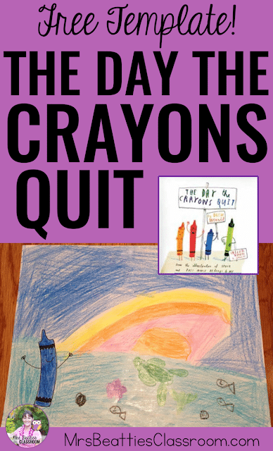 The Day the Crayons Quit is a great mentor text to get your students inspired to write! Take a look at the story and grab a FREE art template that will serve as the perfect writing inspiration for the students in your elementary classroom!