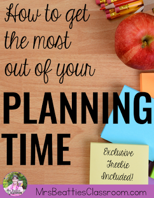Photo of office supplies with text, "How to Get the Most Out of Your Planning Time"