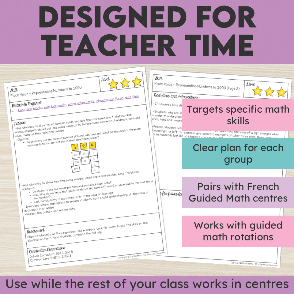 French Math Lessons Bundle