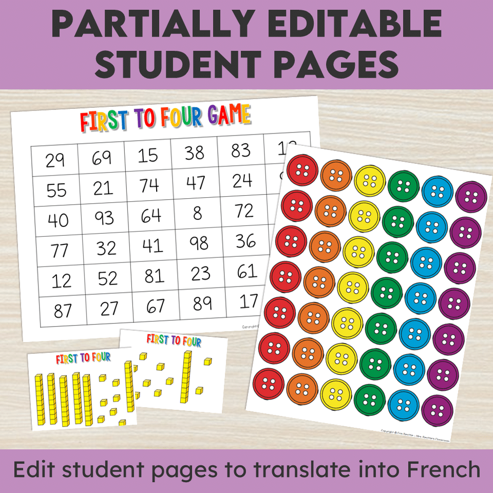 French Math Lessons Bundle