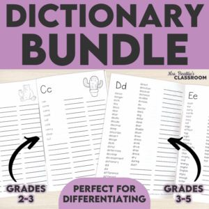 Personal Dictionary Bundle