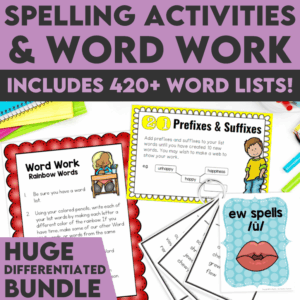 Spelling Activties Bundle