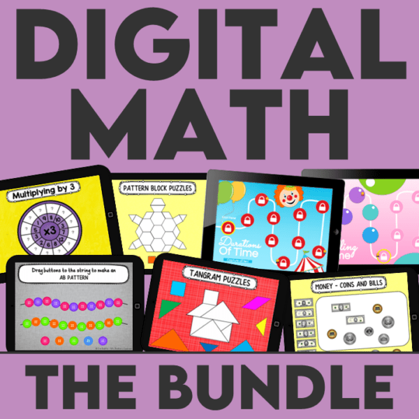 Digital Math Activities Bundle