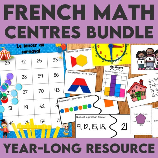 French Math Centres for Guided Math