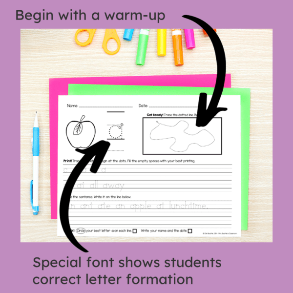 Handwriting Practice Sheets - Printable Pages for Older Students