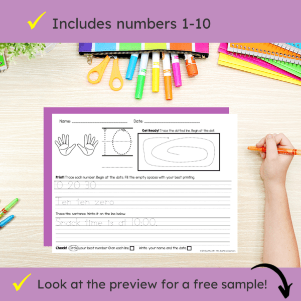 Handwriting Practice Sheets - Printable Pages for Older Students