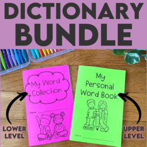 Personal Dictionary Bundle - student dictionary for 1st-3rd and 3rd-5th