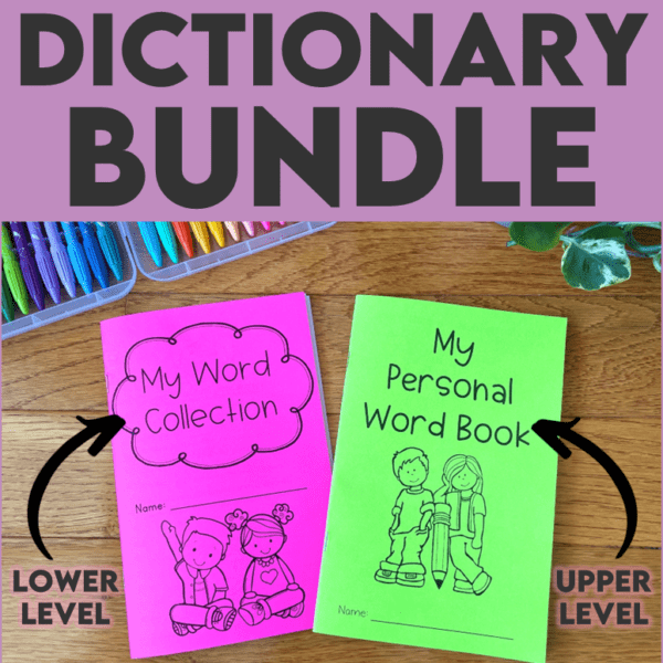 Personal Dictionary Bundle - student dictionary for 1st-3rd and 3rd-5th