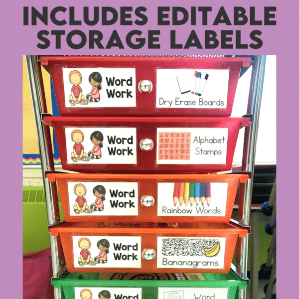 Word Work Activities - 14 Word Work Centers