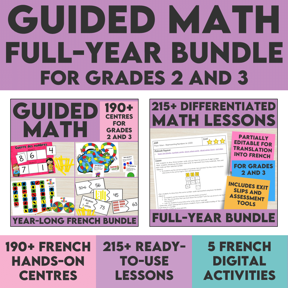 French Math Mega Bundle