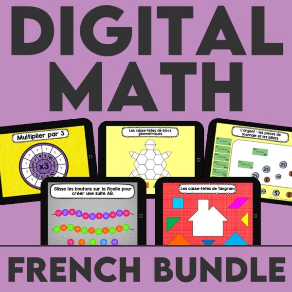 French Math Digital Bundle