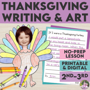 Thanksgiving Activities Writing and Art