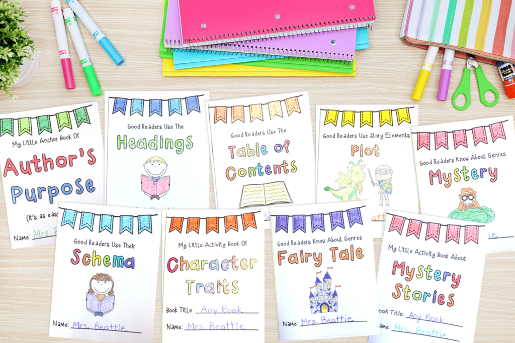 Reading Comprehension Skills Mini Books