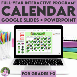 Digital Calendar Math for Morning Meeting