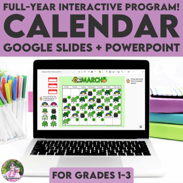 Digital Calendar Math for Morning Meeting