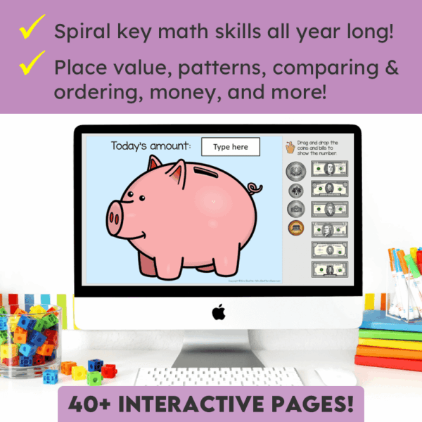 Digital Calendar Math for Morning Meeting
