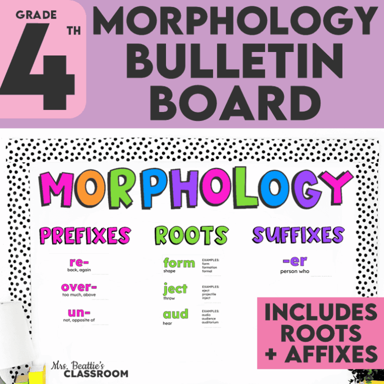 Gr 4 Morphology Bulletin Board