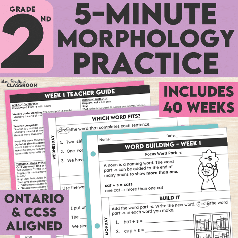 Prefixes and Suffixes Worksheets Grade 2