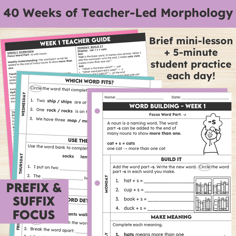 Prefixes and Suffixes Worksheets Grade 2