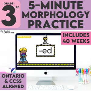 Gr 3 Morphology Slides Prefixes and Suffixes Activities