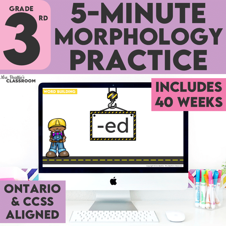 Gr 3 Morphology Slides Prefixes and Suffixes Activities