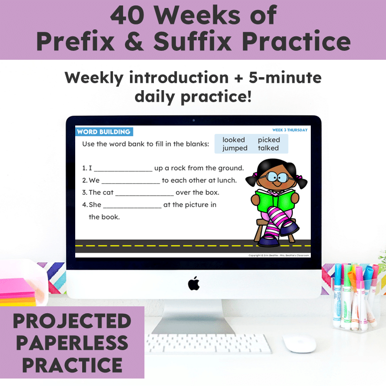 Gr 3 Morphology Slides Prefixes and Suffixes Activities