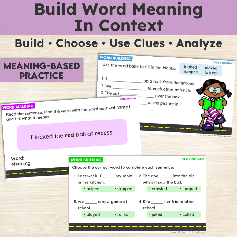 Gr 3 Morphology Slides Prefixes and Suffixes Activities