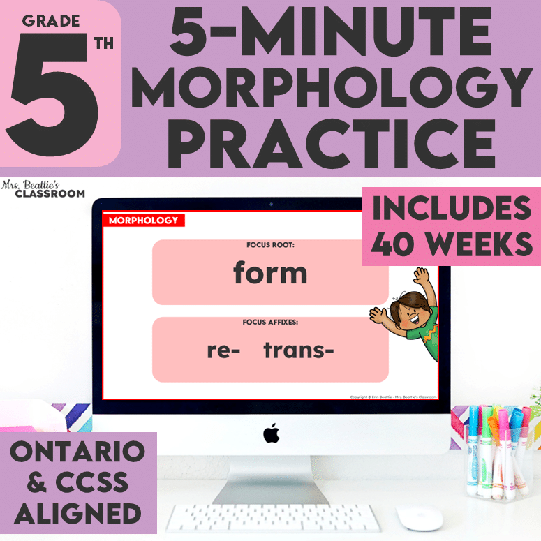 Grade 5 Morphology Slides Greek and Latin Root Words